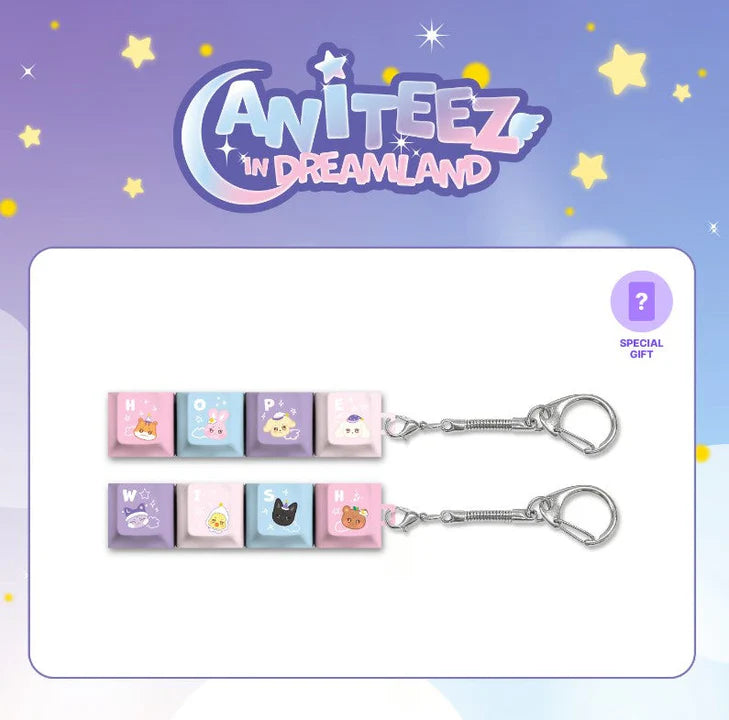 (PREORDER) ATEEZ - ANITEEZ IN THE DREAMLAND - OFFICIAL MD - KEY-CAP KEYRING