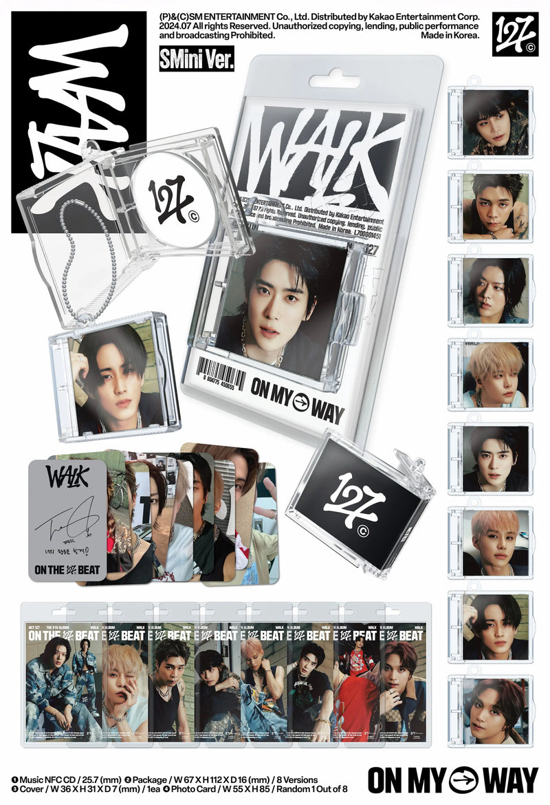 NCT 127 - 6TH ALBUM - WALK (SMINI VER.)