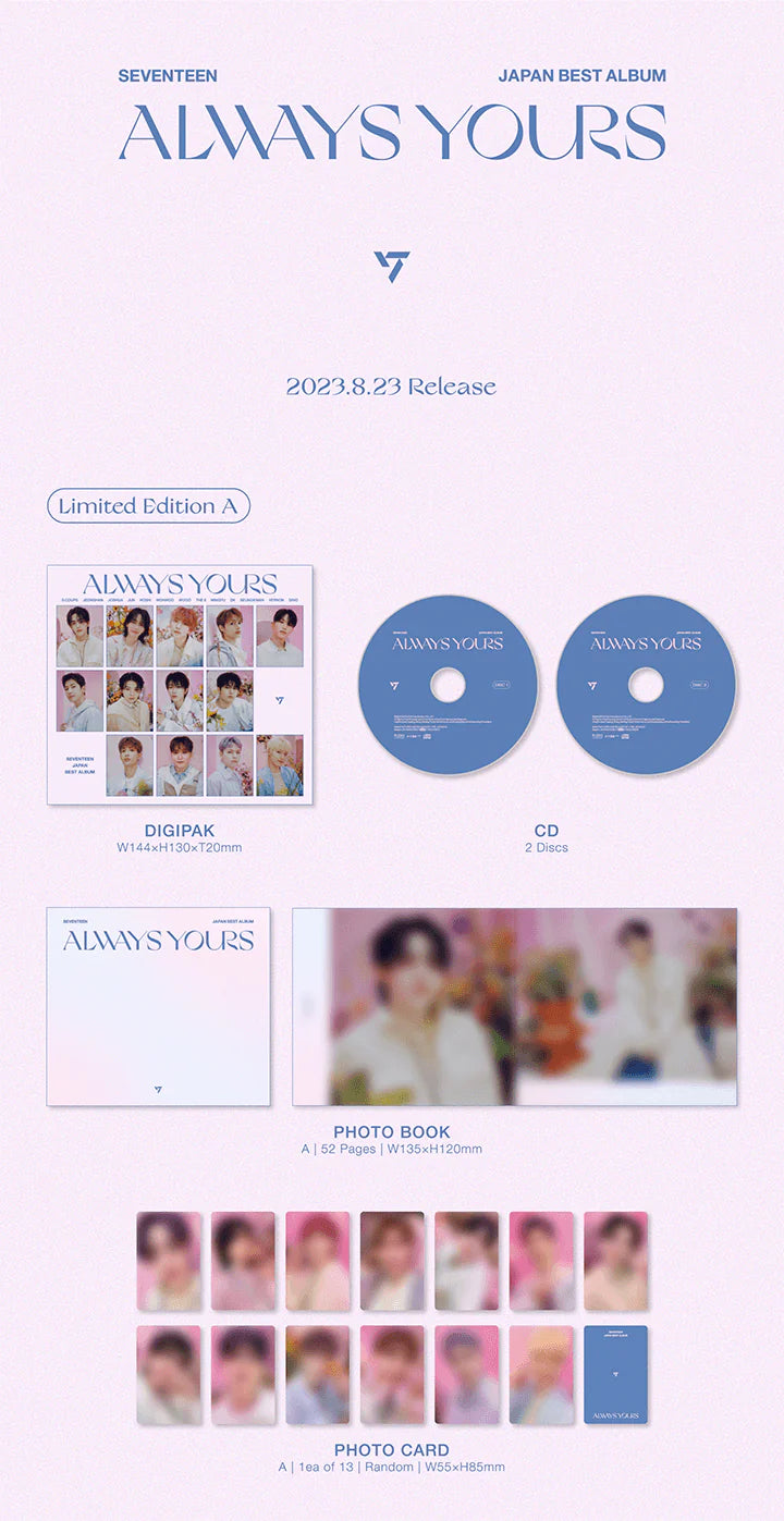 SEVENTEEN - ALWAYS YOURS - JAPAN - BEST ALBUM