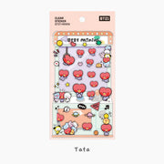 BT21 - MININI - CLEAR STICKER - Oh Seoul Happy TATA K-Characters