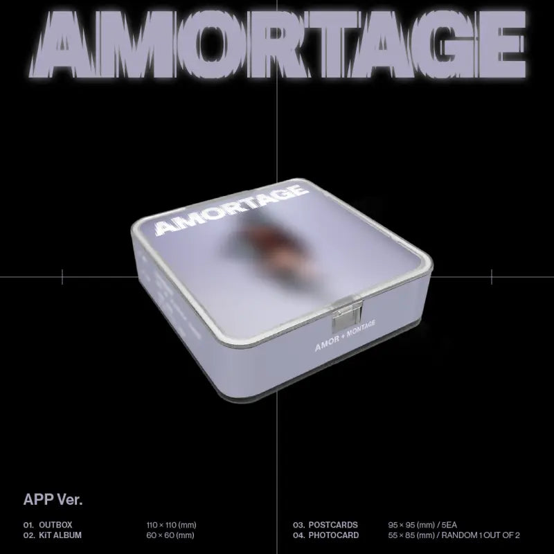 BLACKPINK - JISOO - MINI ALBUM - AMORTAGE (APP VER.)