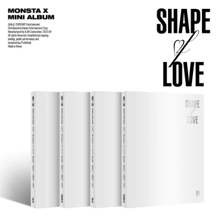 MONSTA X - 11TH MINI ALBUM - SHAPE OF LOVE