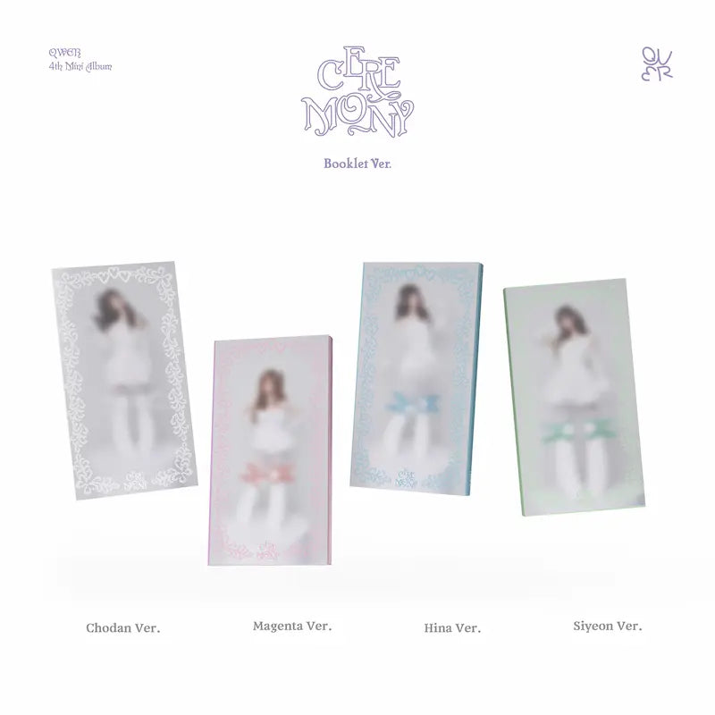 (PREORDER) QWER - 4TH MINI ALBUM - CEREMONY (BOOKLET VER.)