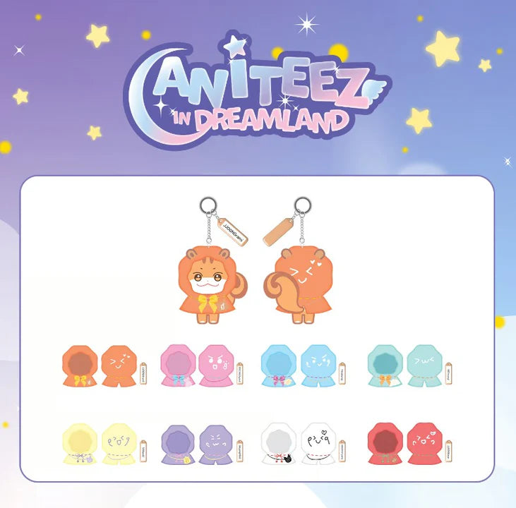 ATEEZ - ANITEEZ IN THE DREAMLAND - OFFICIAL MD - KEYRING OUTFIT (WISH CLOAK)