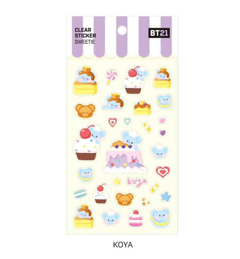 BT21 - MININI - CLEAR STICKER - SWEETIE
