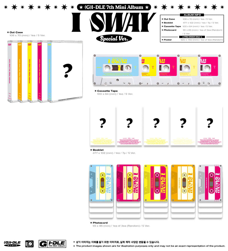 (G)I-DLE - 7TH MINI ALBUM - I SWAY (SPECIAL VER.)