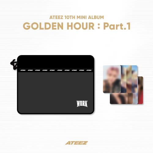 ATEEZ - OFFICIAL MD [GOLDEN HOUR : Part.1] - TABLET MULTI POUCH