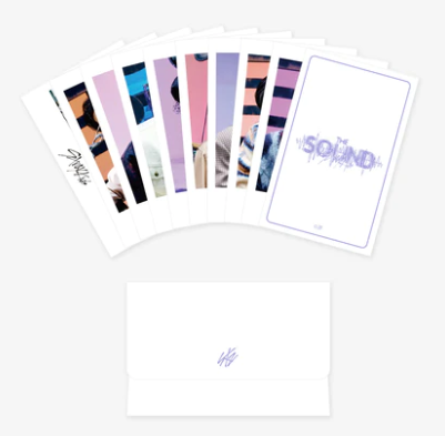 STRAY KIDS - JAPAN 1ST ALBUM THE SOUND - PHOTO CARD SET B (PURPLE)