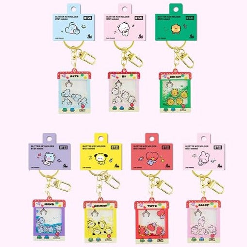 BT21 - MININI - GLITTER KEY HOLDER