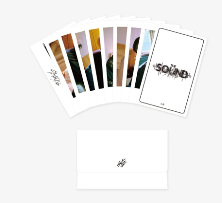 STRAY KIDS - JAPAN 1ST ALBUM THE SOUND - PHOTO CARD SET A (BLACK)