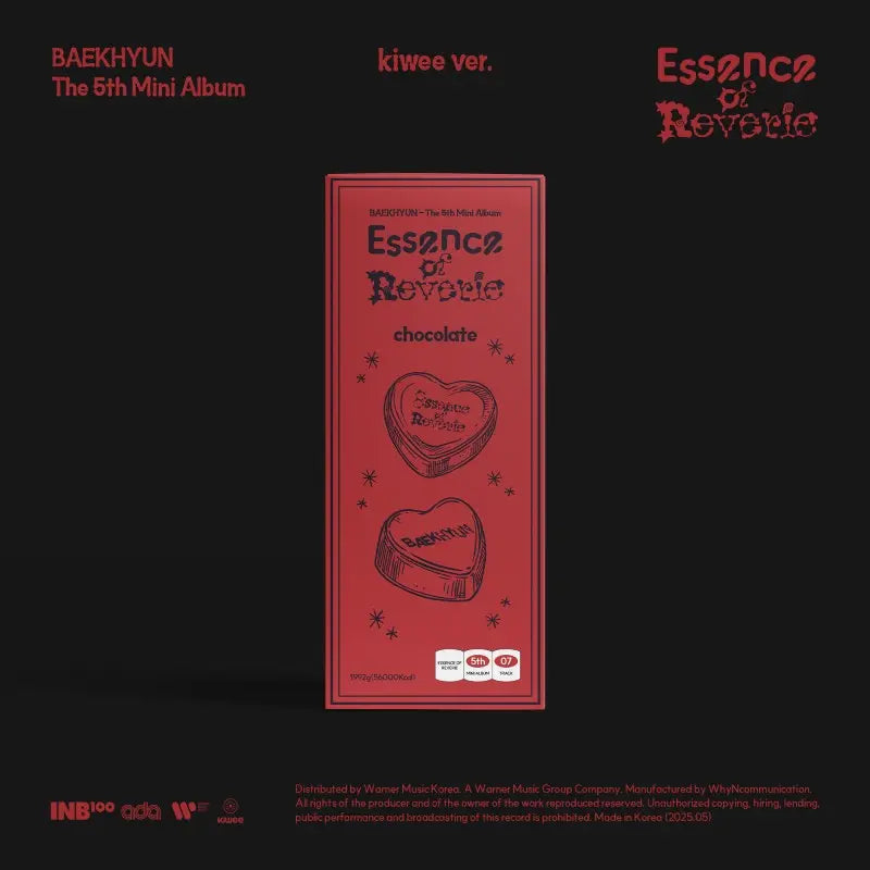 BAEKHYUN - 5TH MINI ALBUM - ESSENCE OF REVERIE (KIWEE VER)