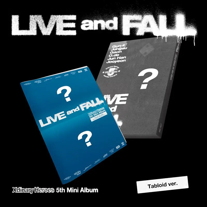 XDINARY HEROES - 5TH MINI ALBUM - LIVE AND FALL (TABLOID VER.)