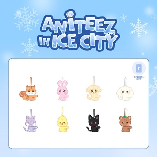 ATEEZ X ANITEEZ IN ICE CITY - OFFICIAL MD - PLUSH PHOTOCARD HOLDER