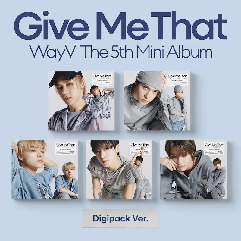 (DEAL) WAYV - 5TH MINI ALBUM - GIVE ME THAT (DIGIPACK VER.) (RANDOM VER.)