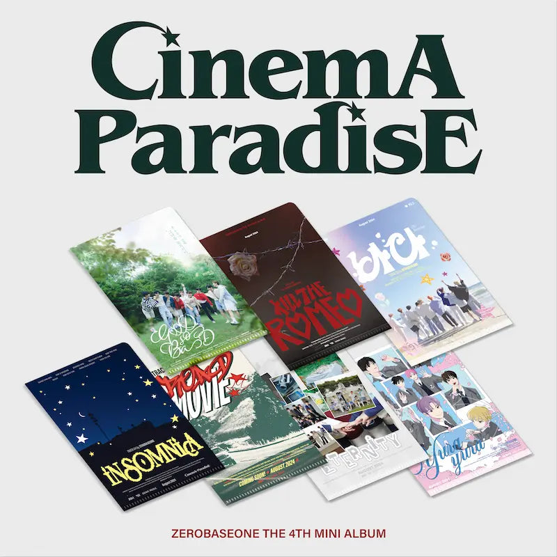 ZEROBASEONE - 4TH MINI ALBUM - CINEMA PARADISE (ZEROSE VER.)