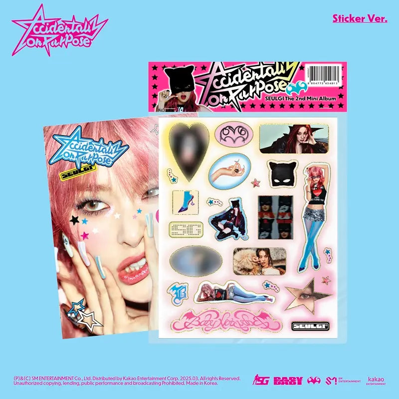 RED VELVET - SEULGI - 2ND MINI ALBUM - ACCIDENTALLY ON PURPOSE (STICKER VER.)