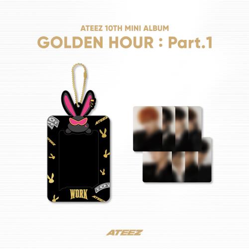 ATEEZ - OFFICIAL MD [GOLDEN HOUR : Part.1] - PHOTO CARD HOLDER SET