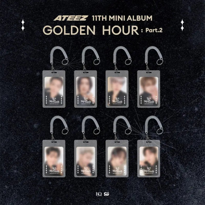 ATEEZ - GOLDEN HOUR : PART.2 POP UP OFFICIAL MD - PHOTOCARD HOLDER SET