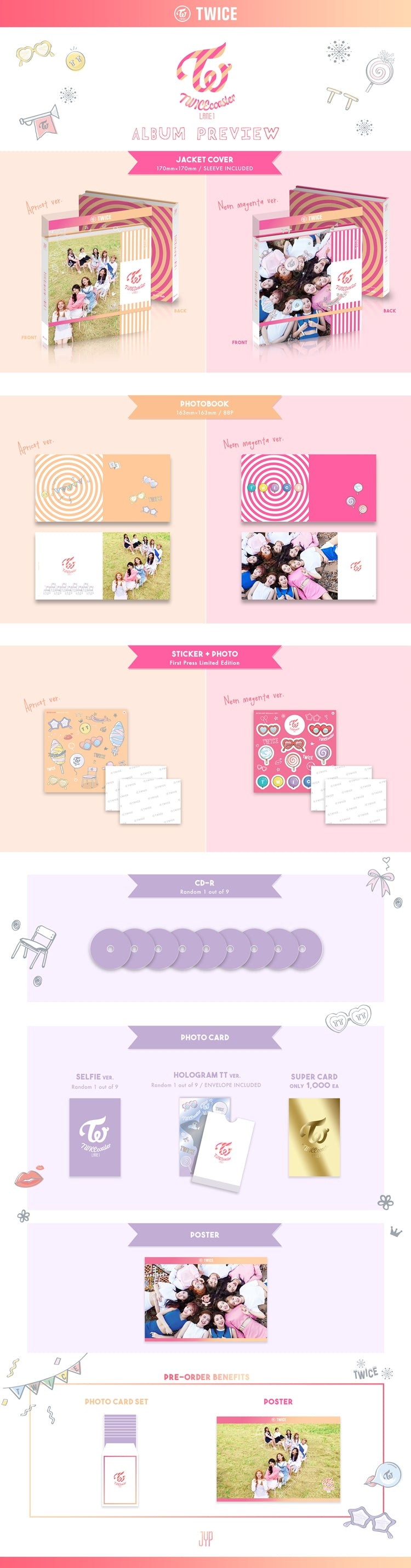 TWICE - 3RD MINI ALBUM - TWICECOASTER: LANE 1