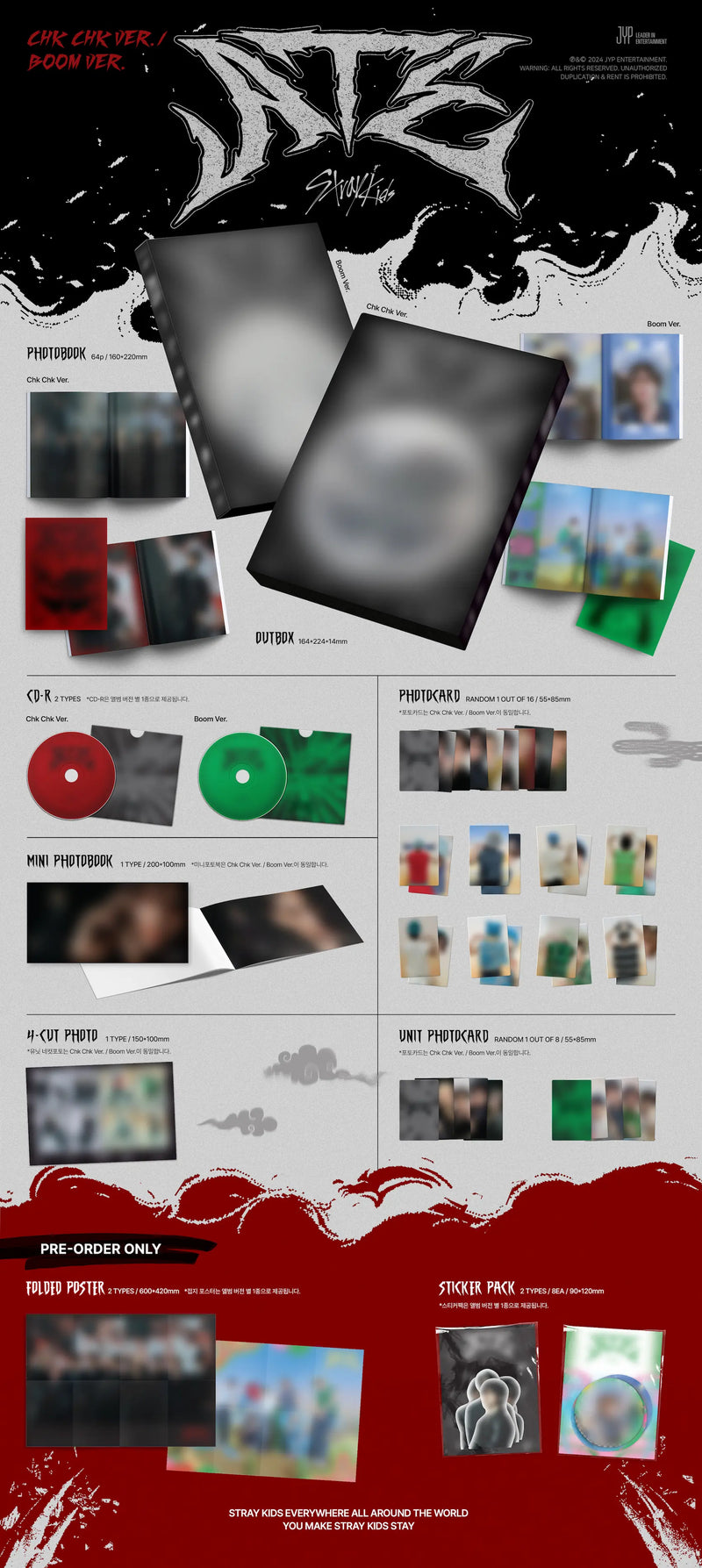 STRAY KIDS - 9TH MINI ALBUM - ATE