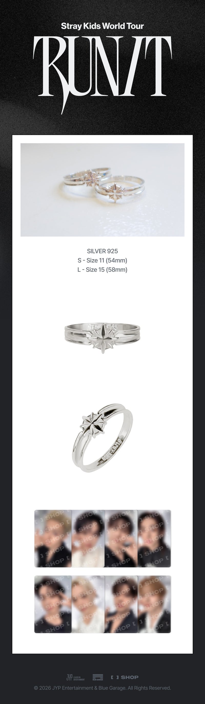 STRAY KIDS - STRAY KIDS RUN IT MD - RING