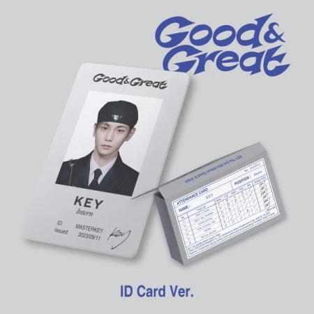 KEY - SHINee - 2ND MINI ALBUM - GOOD & GREAT (ID CARD VER.) (QR VER.)