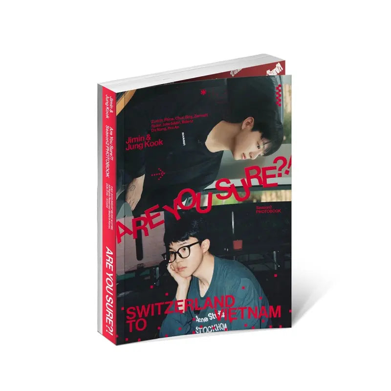 (PREORDER) JIMIN X JUNG KOOK - PHOTOBOOK - [ARE YOU SURE?!] Season 2