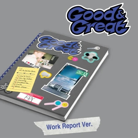 KEY - SHINee - 2ND MINI ALBUM - GOOD & GREAT (WORK REPORT VER.)
