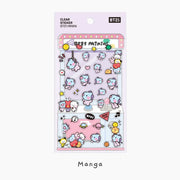 BT21 - MININI - CLEAR STICKER - Oh Seoul Happy MANG K-Characters