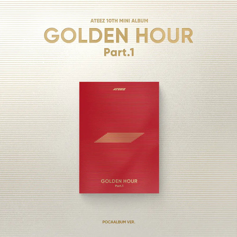 ATEEZ - 10TH MINI ALBUM - GOLDEN HOUR : PART. 1 (POCA ALBUM VER.)