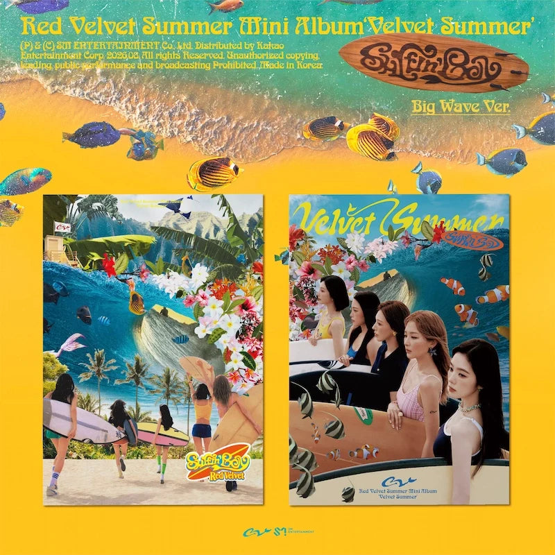 RED VELVET - SUMMER MINI ALBUM - VELVET SUMMER (BIG WAVE VER