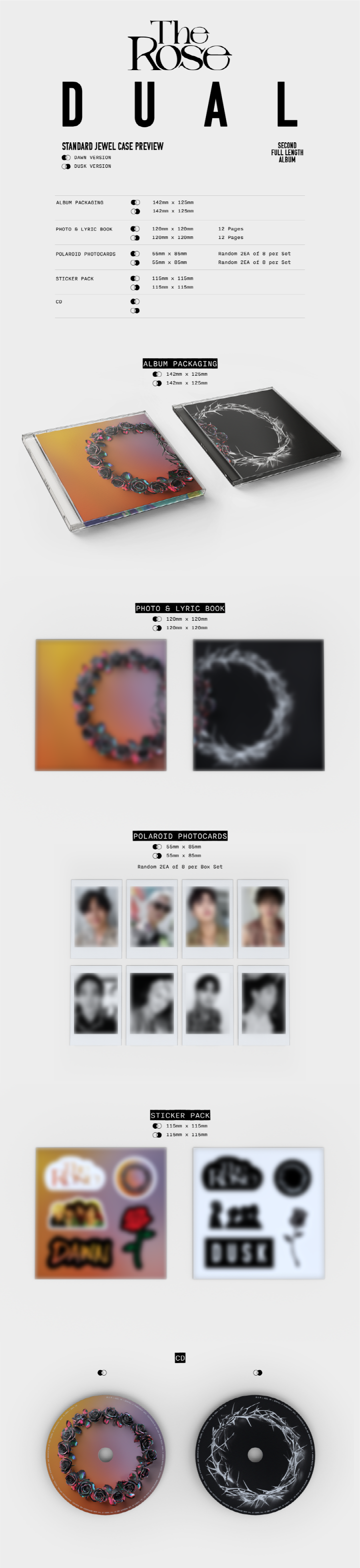 THE ROSE ALBUM - DUAL (JEWEL CASE VER.)