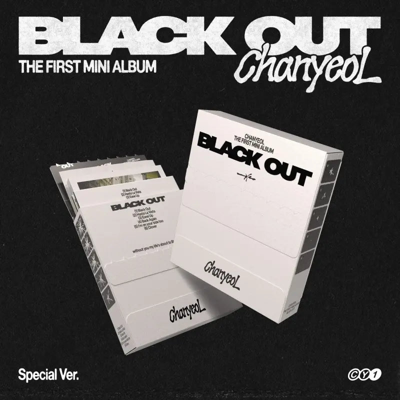 EXO - CHANYEOL - 1ST MINI ALBUM - BLACK OUT (SPECIAL VER.)