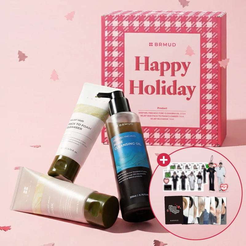 (PREORDER MID JULY) ATEEZ BRMUD CLEANZING SET - HOLIDAY EDITION