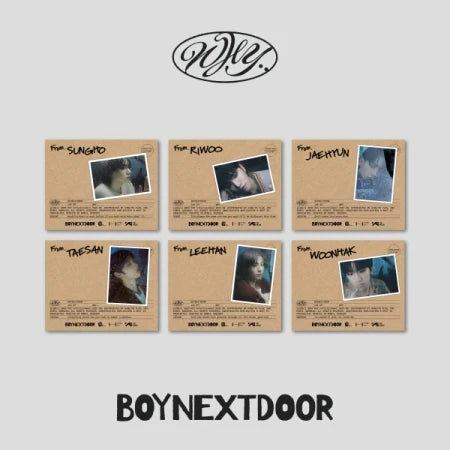 BOYNEXTDOOR - 1ST EP ALBUM - WHY .. (LETTER VER.) — Oh Seoul Happy