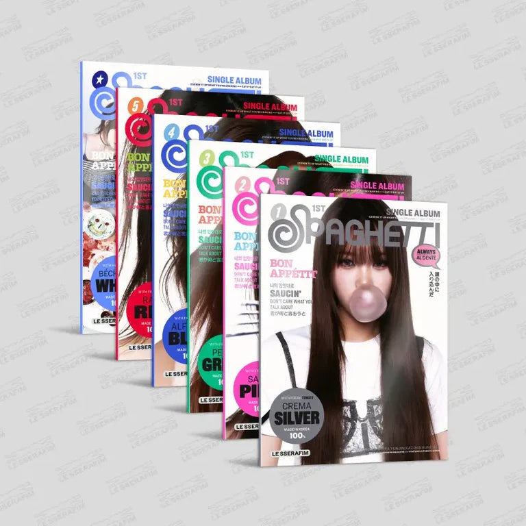 LE SSERAFIM - 1ST SINGLE ALBUM 'SPAGHETTI' (COMPACT VER.)