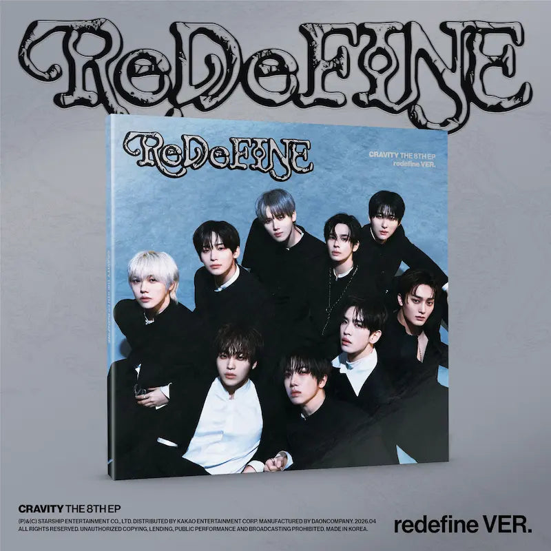 (PREORDER) CRAVITY - 8TH EP ALBUM - REDEFINE (REDEFINE VER.)