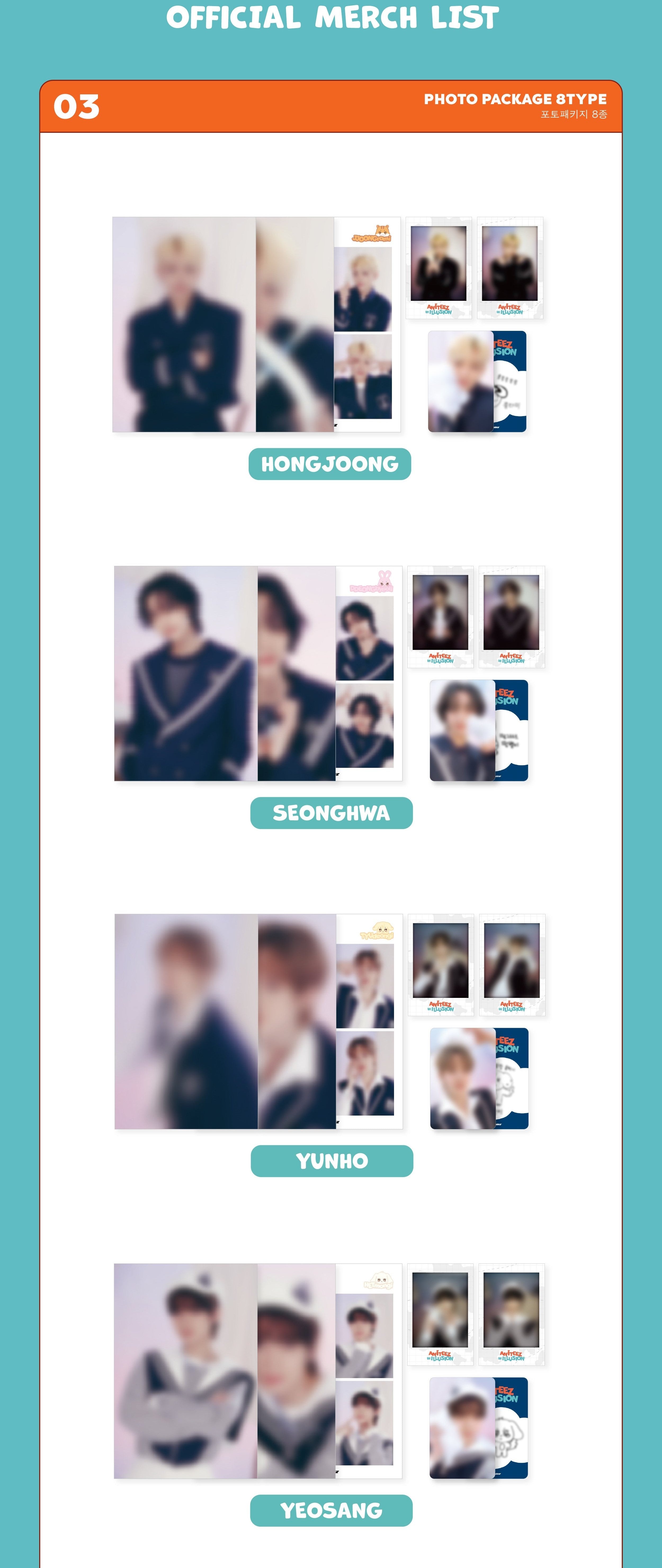 ANITEEZ - ANITEEZ IN ILLUSION - PHOTO PACKAGE — Oh Seoul Happy