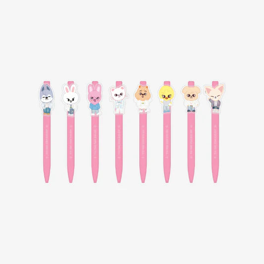 STRAY KIDS - SKZ 5'CLOCK 5TH FAN MEETING OFFICAL MD SKZOO CHARACTER GEL PEN