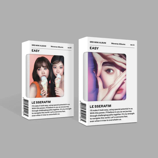 LE SSERAFIM - 3RD MINI ALBUM - EASY (WEVERSE ALBUM VER.)