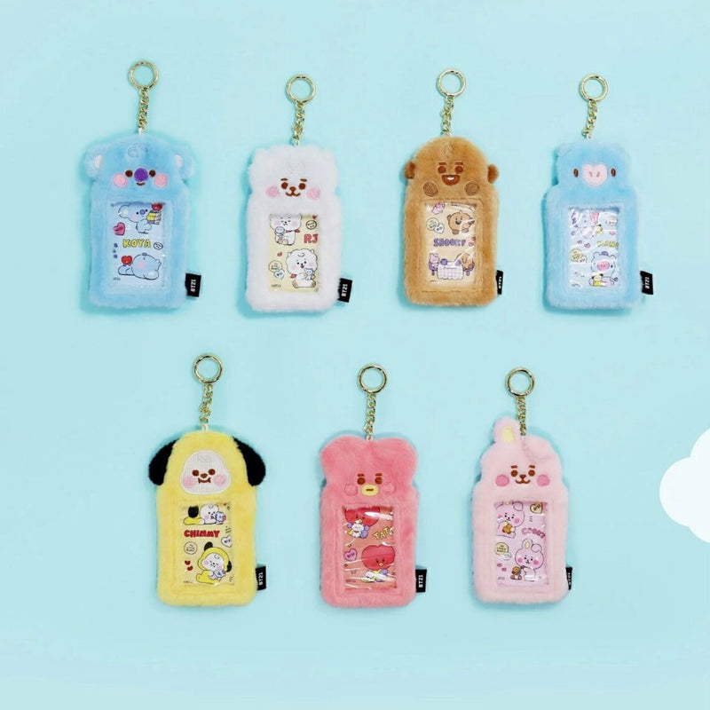 BT21 - MININI - PHOTO CARD KEY HOLDER VER.2 (FLUFFY)