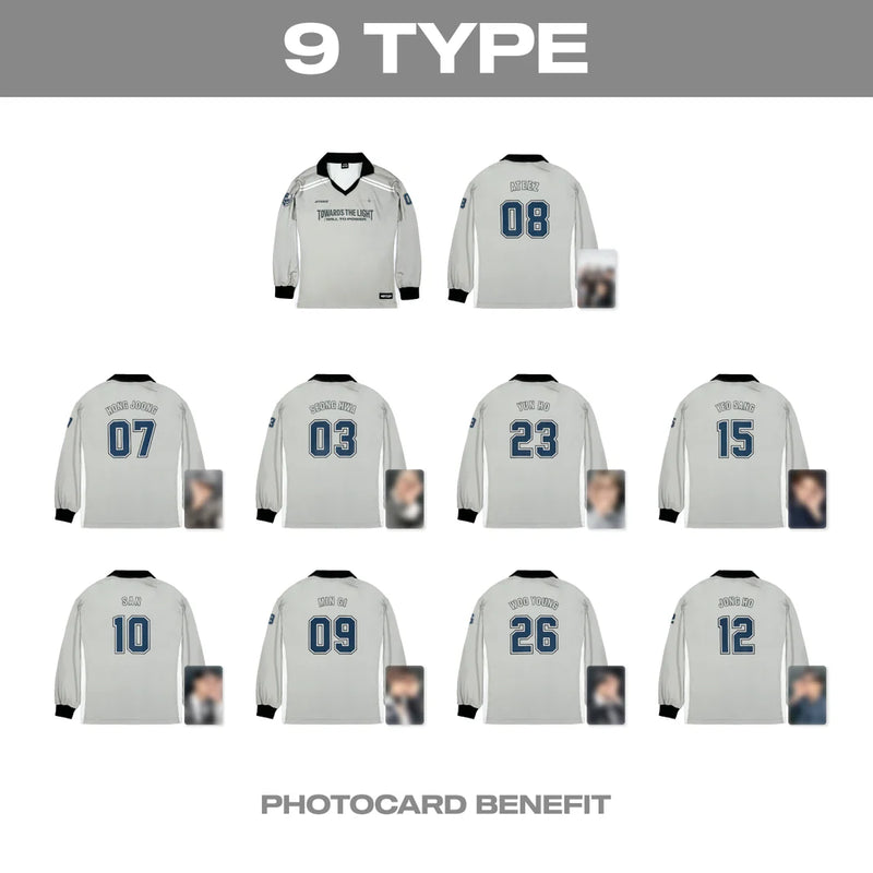 ATEEZ - TOWARDS THE LIGHT : WILL TO POWER WORLD TOUR POP-UP STORE IN EUROPE OFFICIAL MD REPLICA LONG SLEEVE