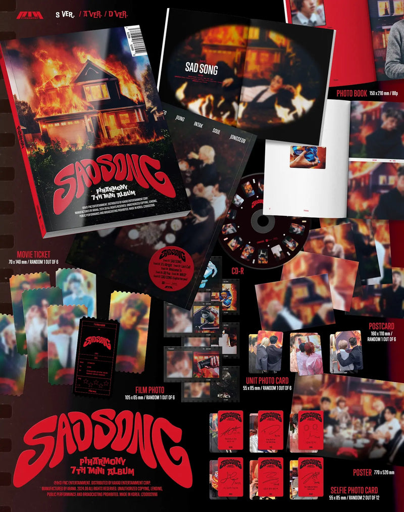 P1HARMONY - 8TH MINI ALBUM - SAD SONG