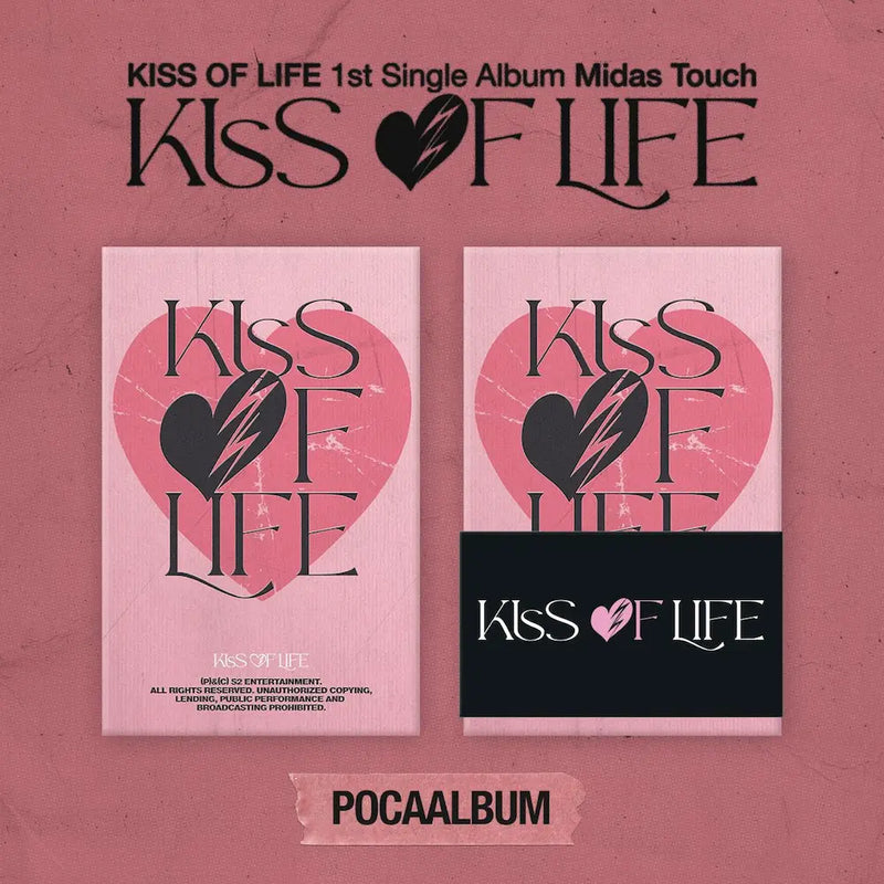 KISS OF LIFE - 1ST SINGLE ALBUM - MIDAS TOUCH (POCA ALBUM)