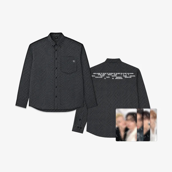 STRAY KIDS - STRAY KIDS RUN IT MD - CHECK SHIRT