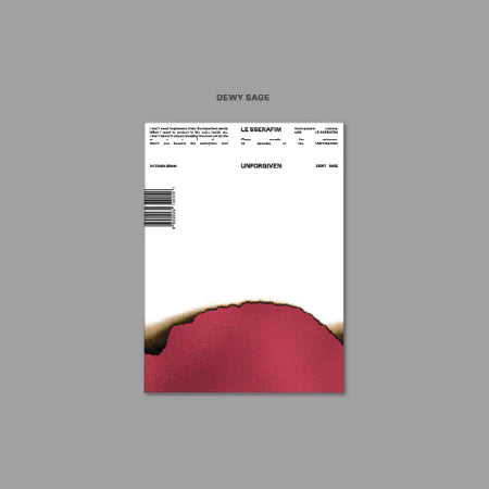 LE SSERAFIM - 1ST STUDIO ALBUM - UNFORGIVEN