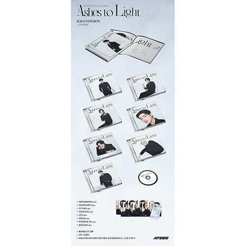 ATEEZ Ashes to Light 未開封 ATEEZ Ashes to Light 未開封 ATEEZ アチズ アルバム 開封済み