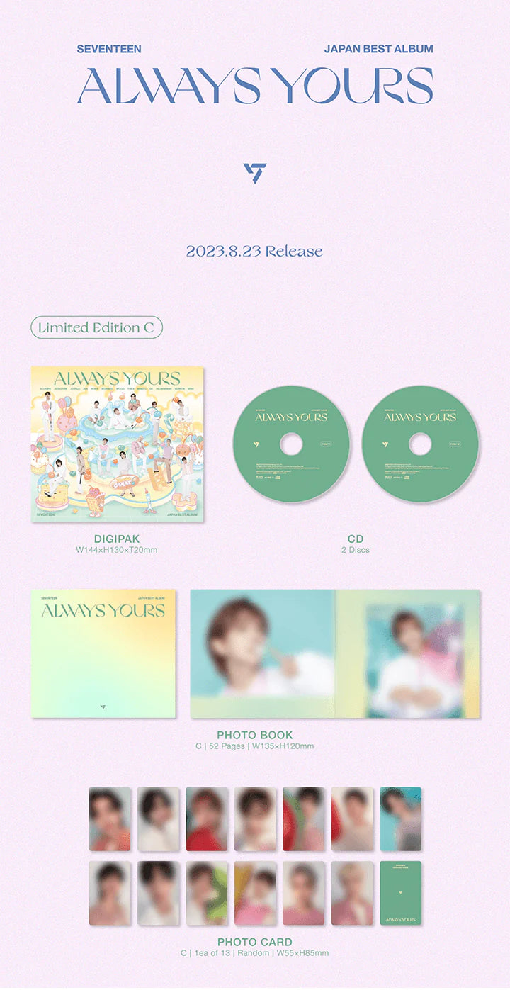 SEVENTEEN - ALWAYS YOURS - JAPAN - BEST ALBUM