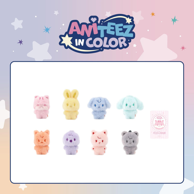 (PREORDER) ATEEZ - ANITEEZ IN COLOR POP UP OFFICIAL MD COLOR TINY ANITEEZ DOLL - Oh Seoul Happy Kpop Shop