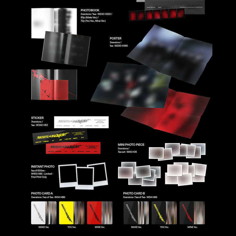 ENHYPEN - 6TH MINI ALBUM - DESIRE: UNLEASH (PHOTOBOOK VER.)